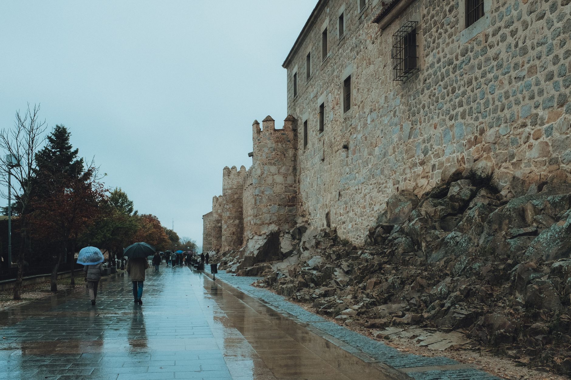 Catedral y calles de Ávila