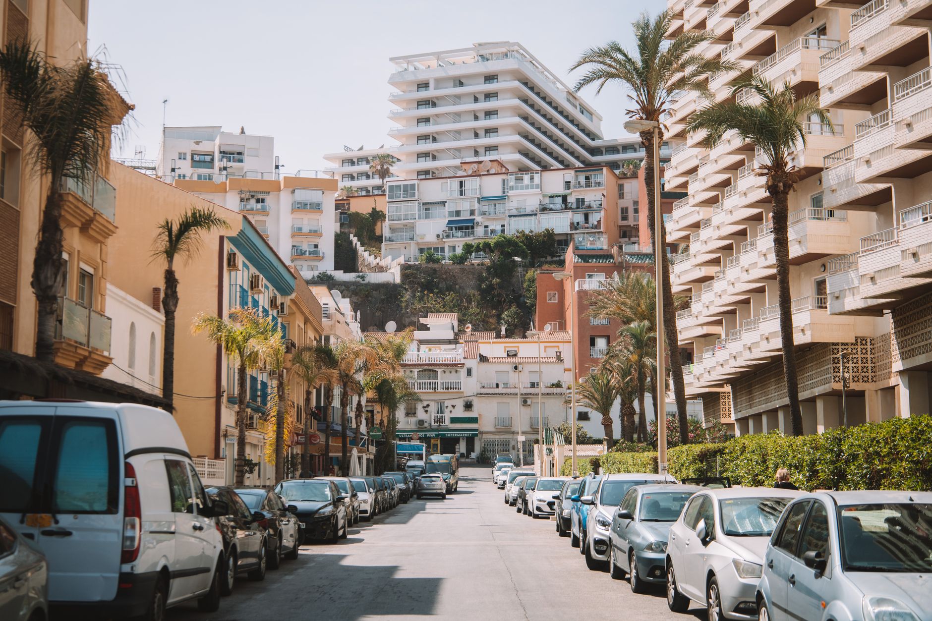 Vista de Málaga, ciudad con amplia oferta de clínicas dentales