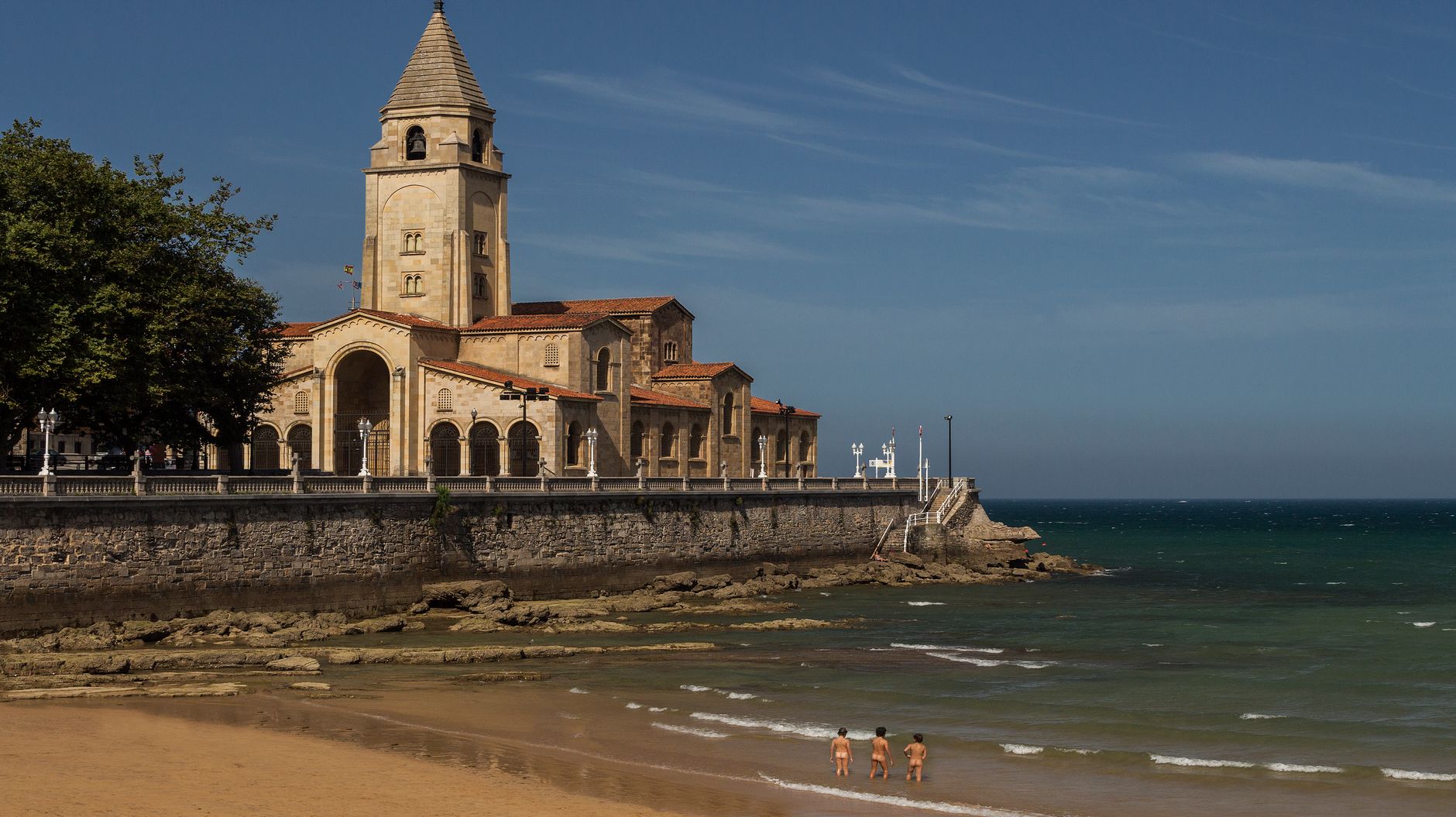 Playa de San Lorenzo en Gijón/Xixón