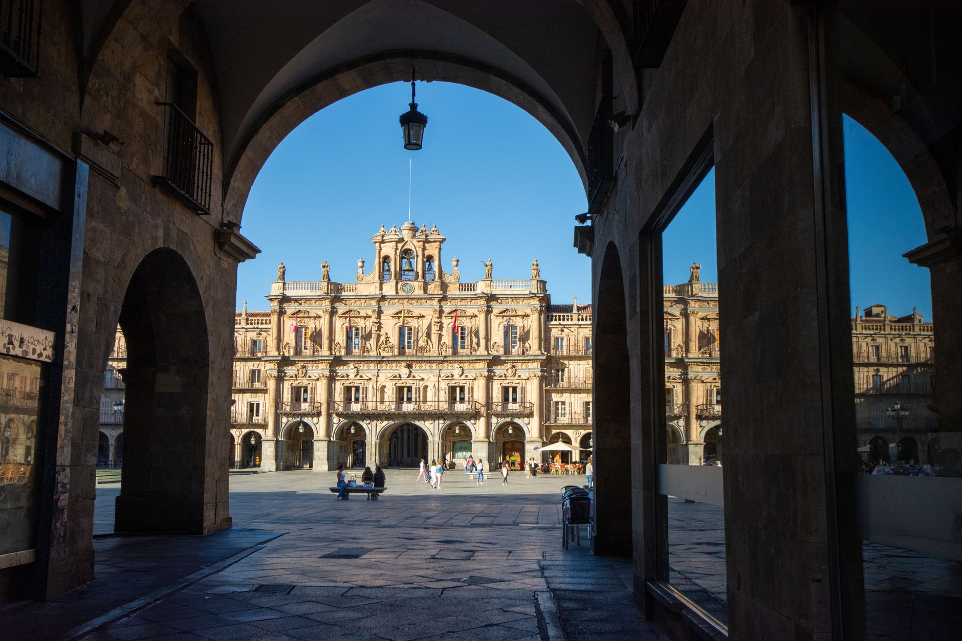 Plaza Mayor de Salamanca, casco histórico Patrimonio de la Humanidad