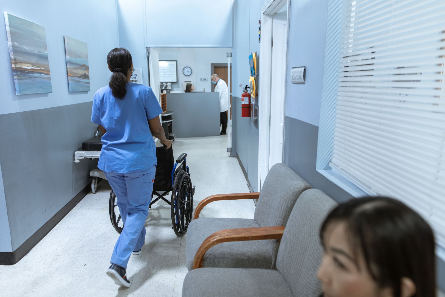 Pasillo de un centro de salud
