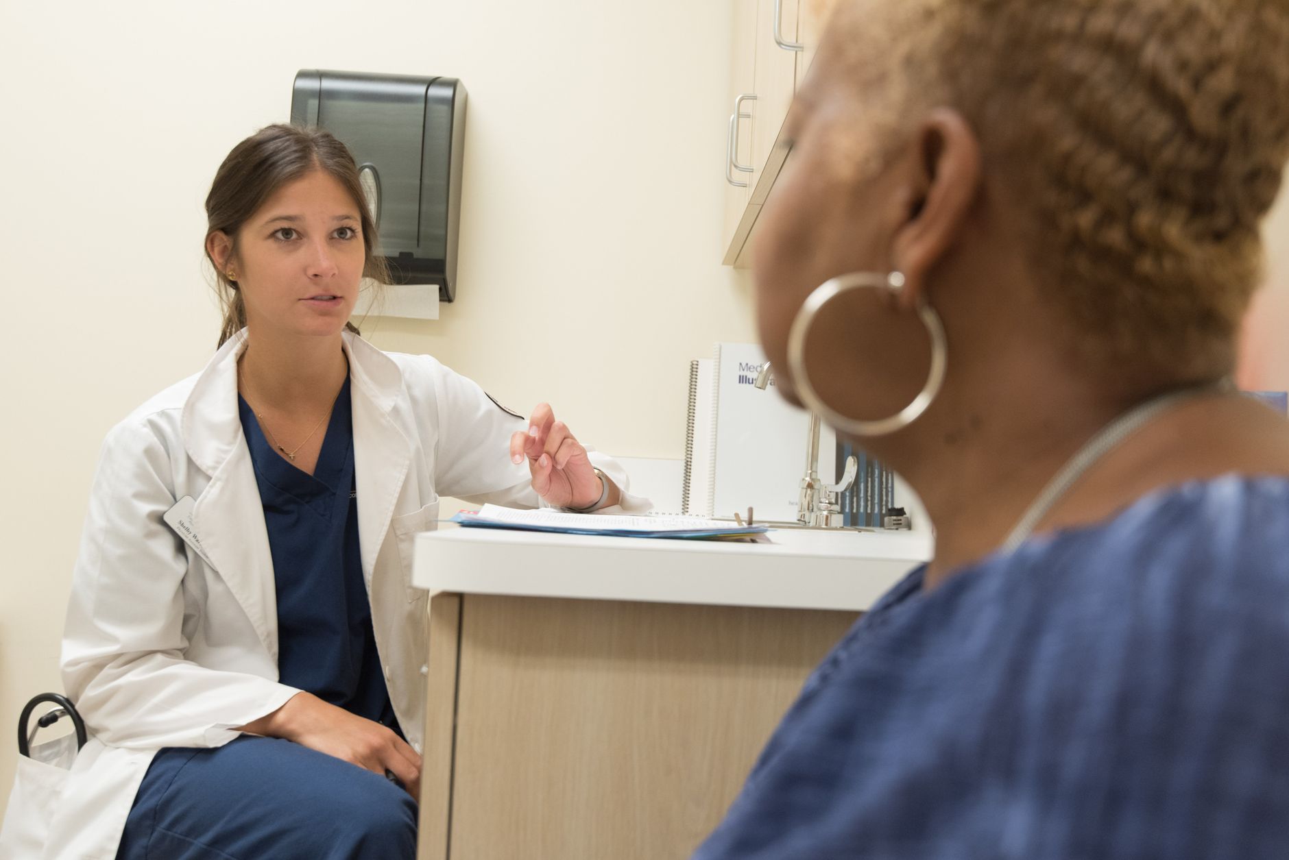 Consulta de enfermería en un centro de salud