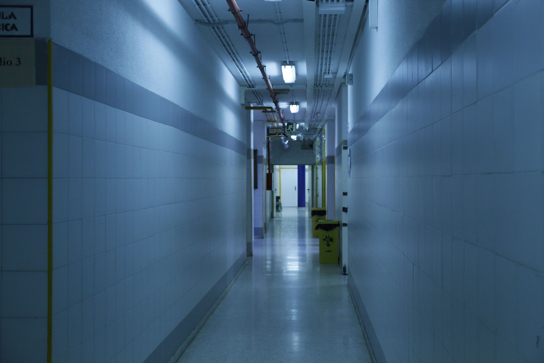 Pasillo de un centro sanitario